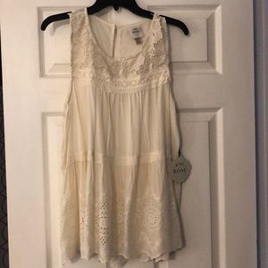 The perfect cream tank top.